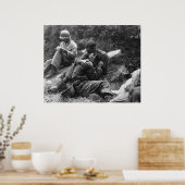 Ein beschissener amerikanischer Infanterist Koreak Poster (Küche)