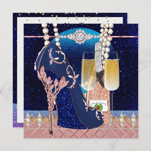 Ein Besondere Anlass Einladung (Vorne/Hinten)