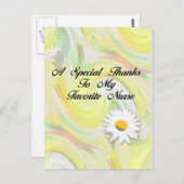 Ein besonderer Dank an meine Lieblingsschwester Postkarte (Vorne/Hinten)