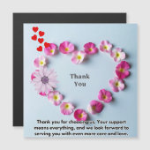 Ein besonderer Dank Magnetkarte (Vorne/Hinten)