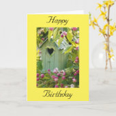 EIN *BESONDERER GEBURTSTAG* FÜR EINE *BESONDERE CO KARTE (Gelbe Blume)