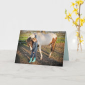 Ein besonderer Moment — Geburtskarte von Mädchen u Karte (Gelbe Blume)