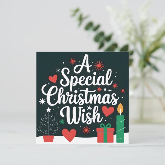 Ein besonderer Weihnachtswunsch (Stehend Vorderseite)