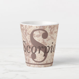 Ein besonderes stilvolles Scorpio Sternzeichen Tas Milchtasse