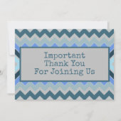 Ein besonderes Stück Dankeskarte (Rückseite)