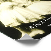 Ein bester Freund bringt das Beste in deinem Poste Poster (Ecke)