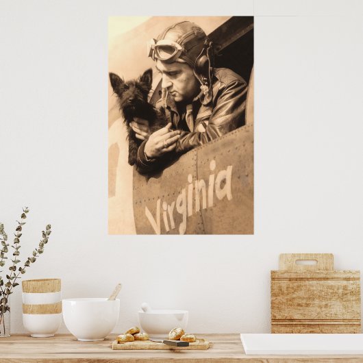 Ein bester Freund der Piloten - ein Pilot aus Terr Poster (Küche)