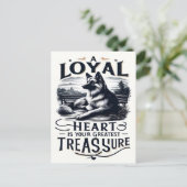 Ein Bester Schatz, der laut hört Postkarte (Stehend Vorderseite)