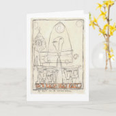 Ein Besuch einer Kathedrale Karte (Gelbe Blume)