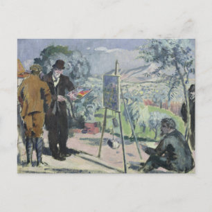 Ein Besuch im Haus von Cezanne Postkarte