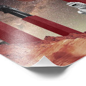 Ein Besuch in den Mars Fotodruck (Ecke)