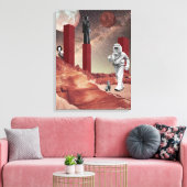 Ein Besuch in den Mars Leinwanddruck (Insitu (Wohnzimmer))
