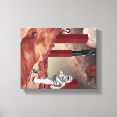 Ein Besuch in den Mars Leinwanddruck (Vorderseite)