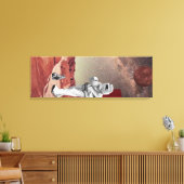 Ein Besuch in den Mars Leinwanddruck (Insitu (Wohnzimmer))
