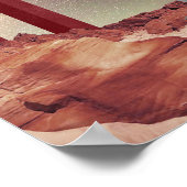 Ein Besuch in den Mars Poster (Ecke)