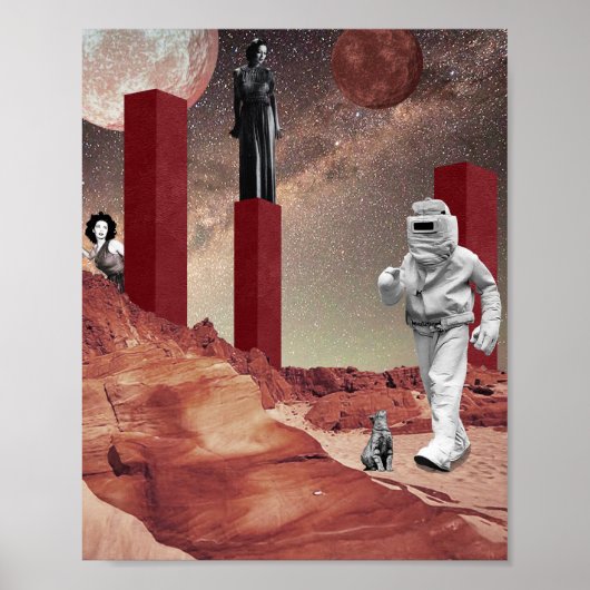 Ein Besuch in den Mars Poster (Vorne)
