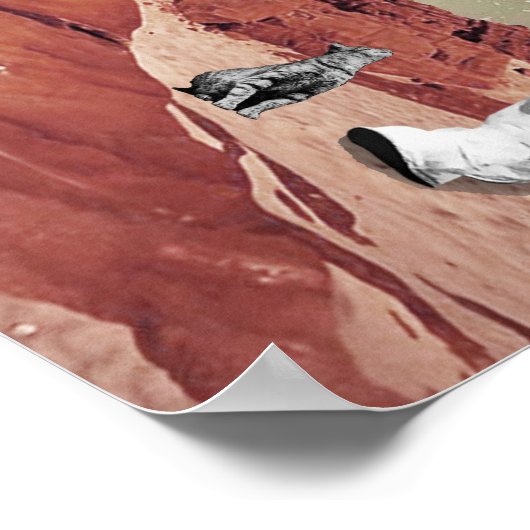 Ein Besuch in den Mars Poster (Ecke)