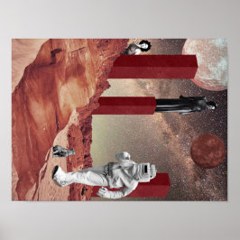 Ein Besuch in den Mars Poster