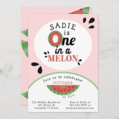 Ein Besuch in einem der Melon Watermelon Girls - e Einladung (Vorne/Hinten)