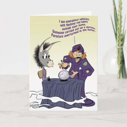 Ein Besuch in einer Psychologie Karte (Vorderseite)