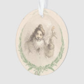 Ein Besuch vom Heiligen Nicholas Ornament (Vorderseite)