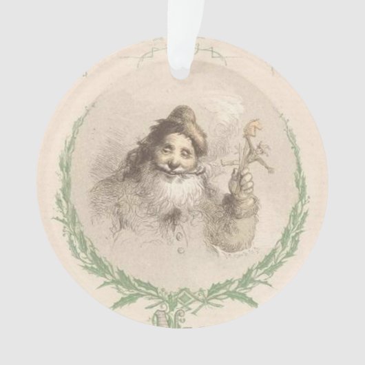 Ein Besuch vom Heiligen Nicholas Ornament (Vorderseite)