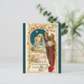 Ein Besuch von der Weihnachtskarte der drei Weisen Postkarte (Stehend Vorderseite)