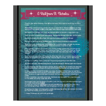 Ein Besuch von St. Nicholas - Holiday Poster