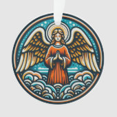 Ein betender Wächter Angel Ornament (Vorderseite)