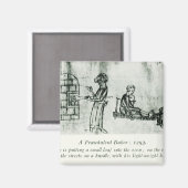 Ein betrügerischer Bäcker, 1293 Magnet (Vorderseite/Rückseite)