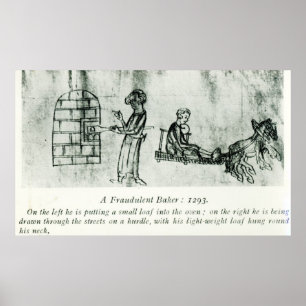 Ein betrügerischer Bäcker, 1293 Poster