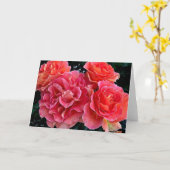 Ein Bevy der Rosen Karte (Gelbe Blume)