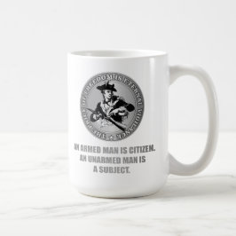 Ein bewaffneter Bürger Kaffeetasse