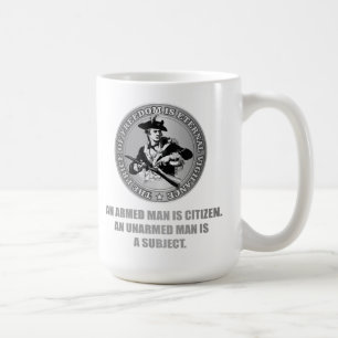 Ein bewaffneter Bürger Kaffeetasse