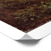 Ein bewaldeter Pfad Poster (Ecke)