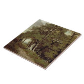 Ein bewaldeter Weg Fliese (Seite)