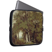 Ein bewaldeter Weg Laptopschutzhülle (Vorne Rechts)