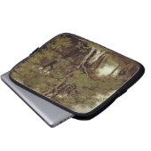 Ein bewaldeter Weg Laptopschutzhülle (Vorne Knopf)
