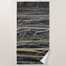 ein bewaldetes Aussterben Strandtuch