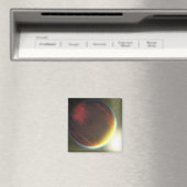 Ein bewölkter Jupiter-artiger Planet, der sich umk Magnet (In Situ (Geschirrspüler))