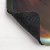 Ein bewölkter Jupiter-artiger Planet, der sich umk Mousepad (Ecke)