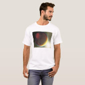 Ein bewölkter Jupiter-artiger Planet, der sich umk T-Shirt (Vorne ganz)