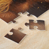 Ein bezaubernder Baby-Rotfuchs, der Spaghetti isst Puzzle (Seite)