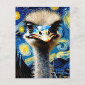 ein bezaubernder Strauß in einer sternförmigen Nac Postkarte (Vorderseite)