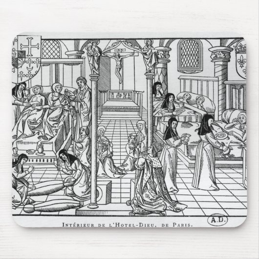 Ein Bezirk im Hotel-Dieu, Paris Mousepad (Vorne)