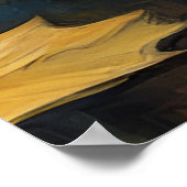 Ein Biber von Van Gogh Poster (Ecke)