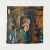 Ein Biber von Van Gogh Wandteppich (Vorderseite (Horizontal))