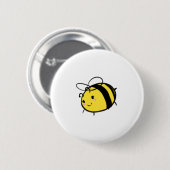 Ein Bienen-Knopf Button (Vorne & Hinten)
