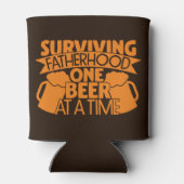 Ein Bier nach dem anderen überleben Dosenkühler (Rückseite)