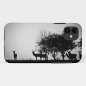 Ein Bild des Nebels einiger Rotwild morgens Case-Mate iPhone Hülle (Rückseite (Horizontal))